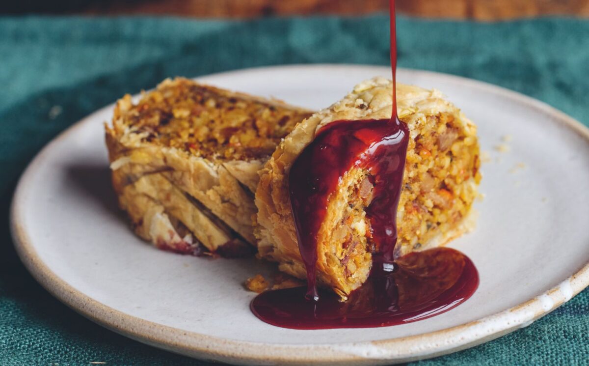 Mushroom & Pumpkin Wellington